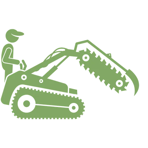 Stump grinding service